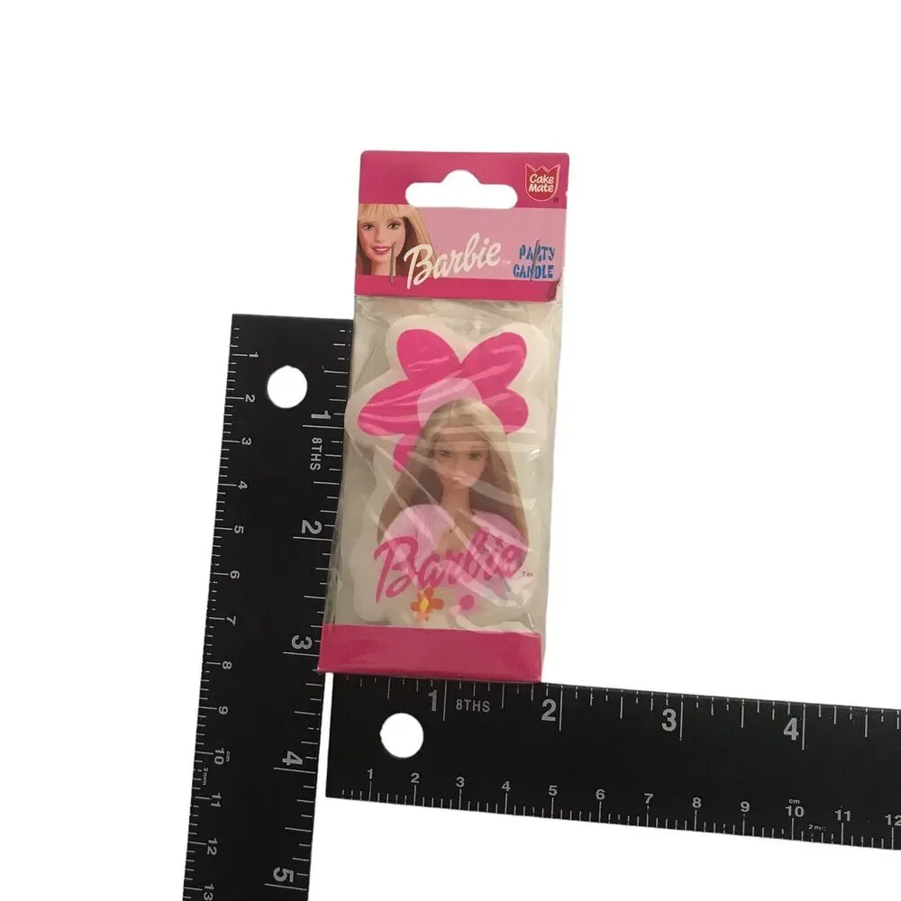Vintage 90s 1999 Cake Mate Mattel Barbie Birthday Party Cake Topper Candle Flowe